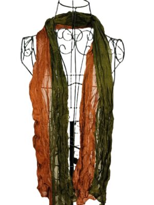 Autumn Blend Crinkle Scarf