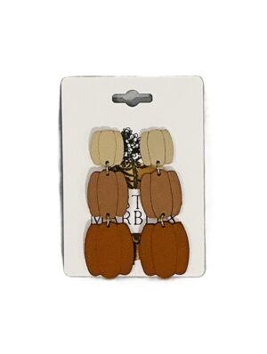 Autumn Ombre Geometric Drop Earrings
