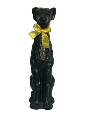 Basil Sculpture with Gold Ribbon