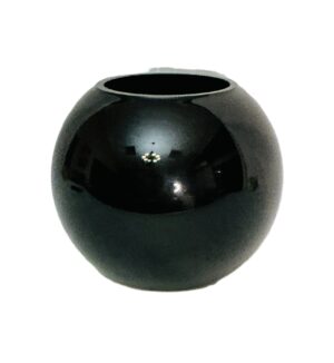 Black Bubble Ball Vase – 20cm