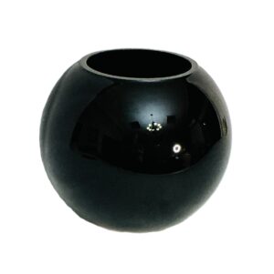 Black Bubble Ball Vase – 26x28cm