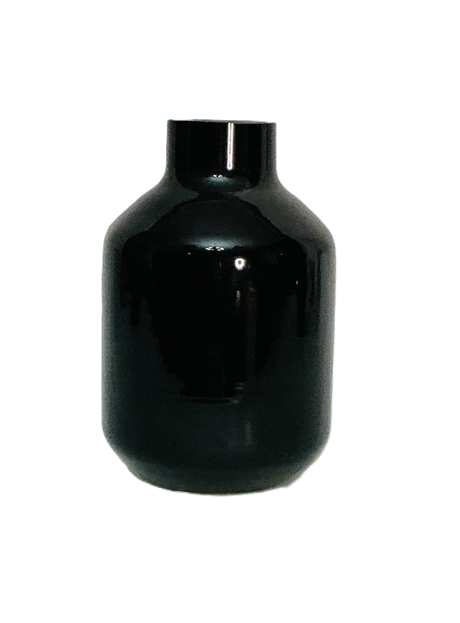 Vase Dc Black Mini Vase – 15cm - Mustard & Marble