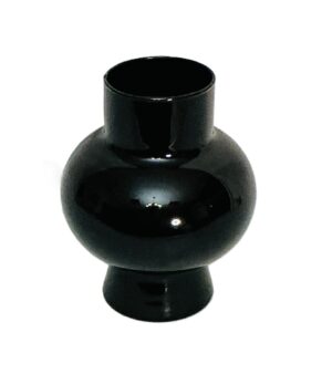 Black Saturn Vase – 18x15cm