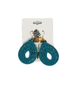 Coastal Leaf Cutout Earrings