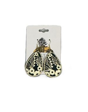 Golden Bloom Teardrop Earrings