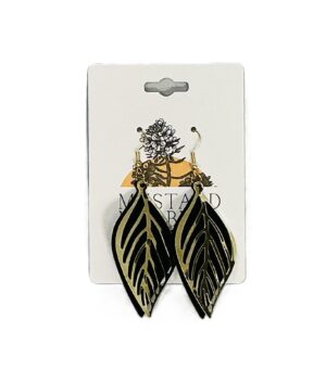 Golden Leaf Elegance Earrings