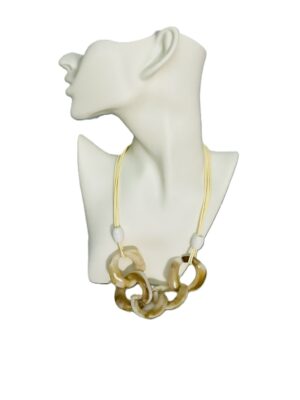 Ivory Link Statement Necklace