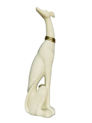 Large Stone Dog – 37x11x8cm