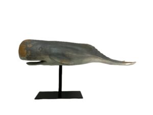 Medium Grey Whale on Stand