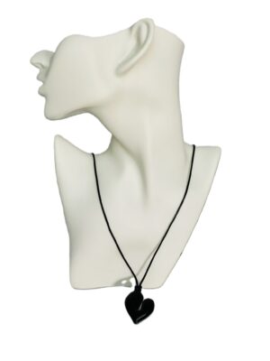 Midnight Muse Heart Pendant Necklace