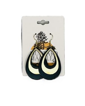 Midnight Teardrop Duo Earrings