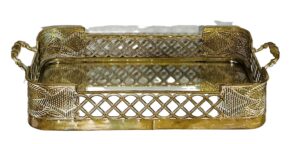 Mira Handled Mirror Tray – 48x25cm