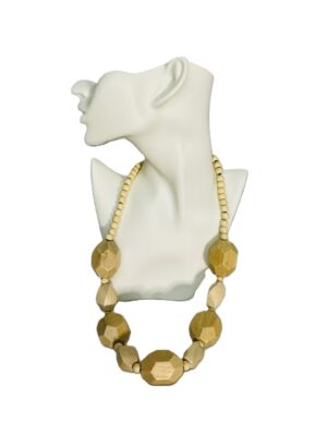 Natural Essence Wooden Bead Necklace