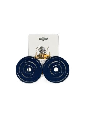 Ocean Spiral Statement Earrings