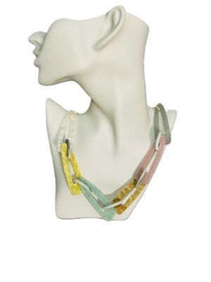 Pastel Dreams Acrylic Link Necklace