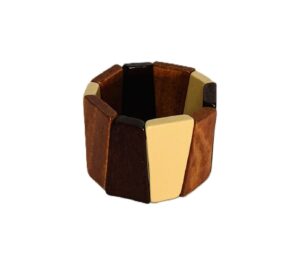 Rustic Harmony Wooden Bracelet