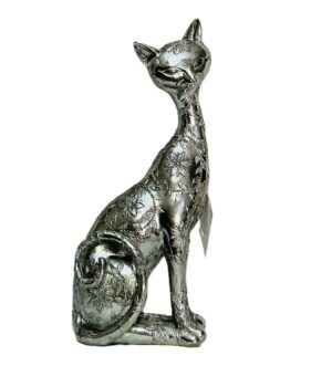 Silver Siamese Sitting – 27cm