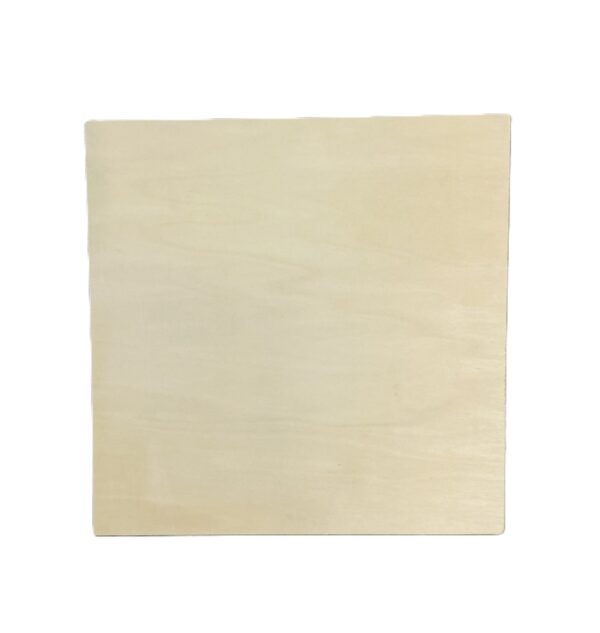 Square Shape Board Square Craft Wooden Board - Mustard & Marble