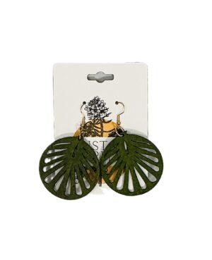 Tropical Palm Cutout Earrings