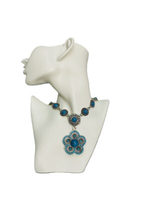 Turquoise Bloom Vintage Jewelry Set