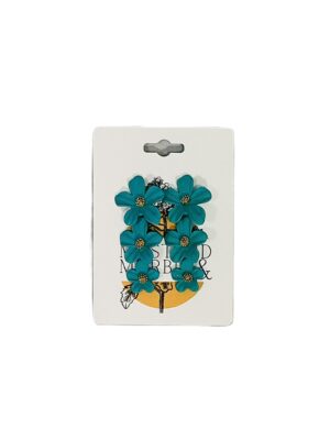 Turquoise Blossom Cluster Earrings