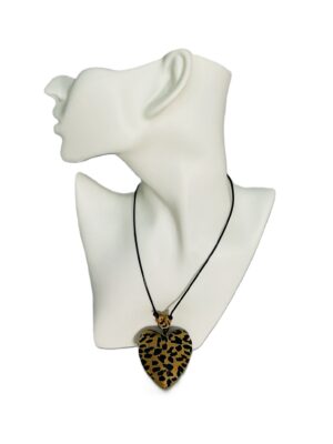 Wild Heart Leopard Pendant Necklace