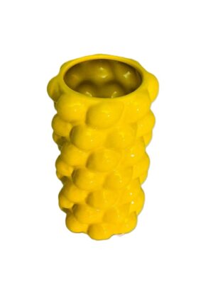 Yellow Bubble Vase - 16.5cm