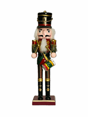 Classic Wooden Nutcracker Drummer
